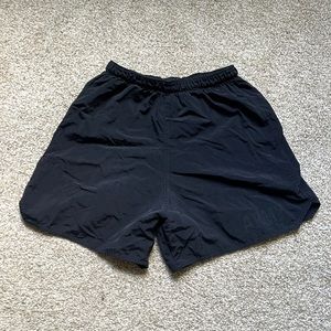Small black athletic shorts